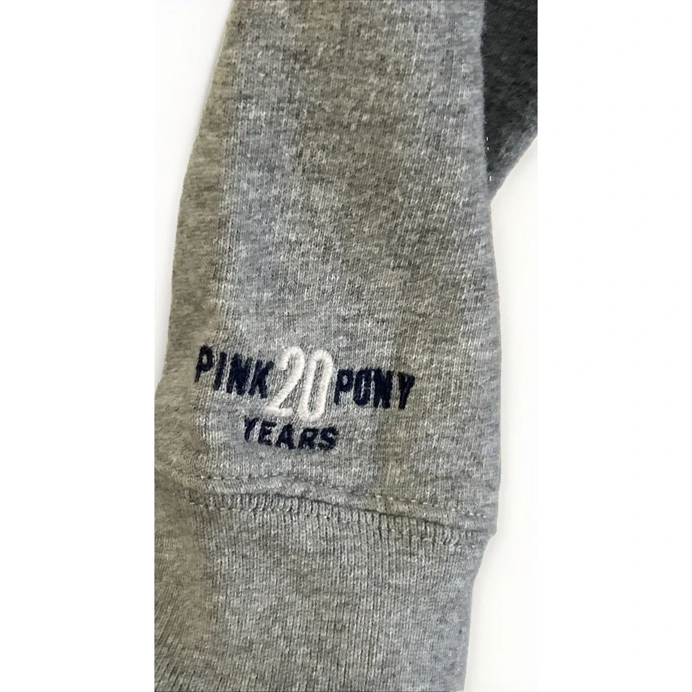 Kids RARE Ralph Lauren Pink Pony Club 20 Years Cotton-Blend Hoodie Sm 8 Fleece